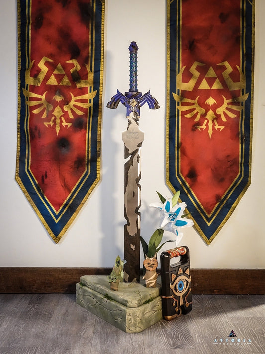 Legend of Zelda Hyrule Flag, Hyrule Castle Flag, Hylian Flag MASSIVE TOTK BOTW Hyrule Kingdom
