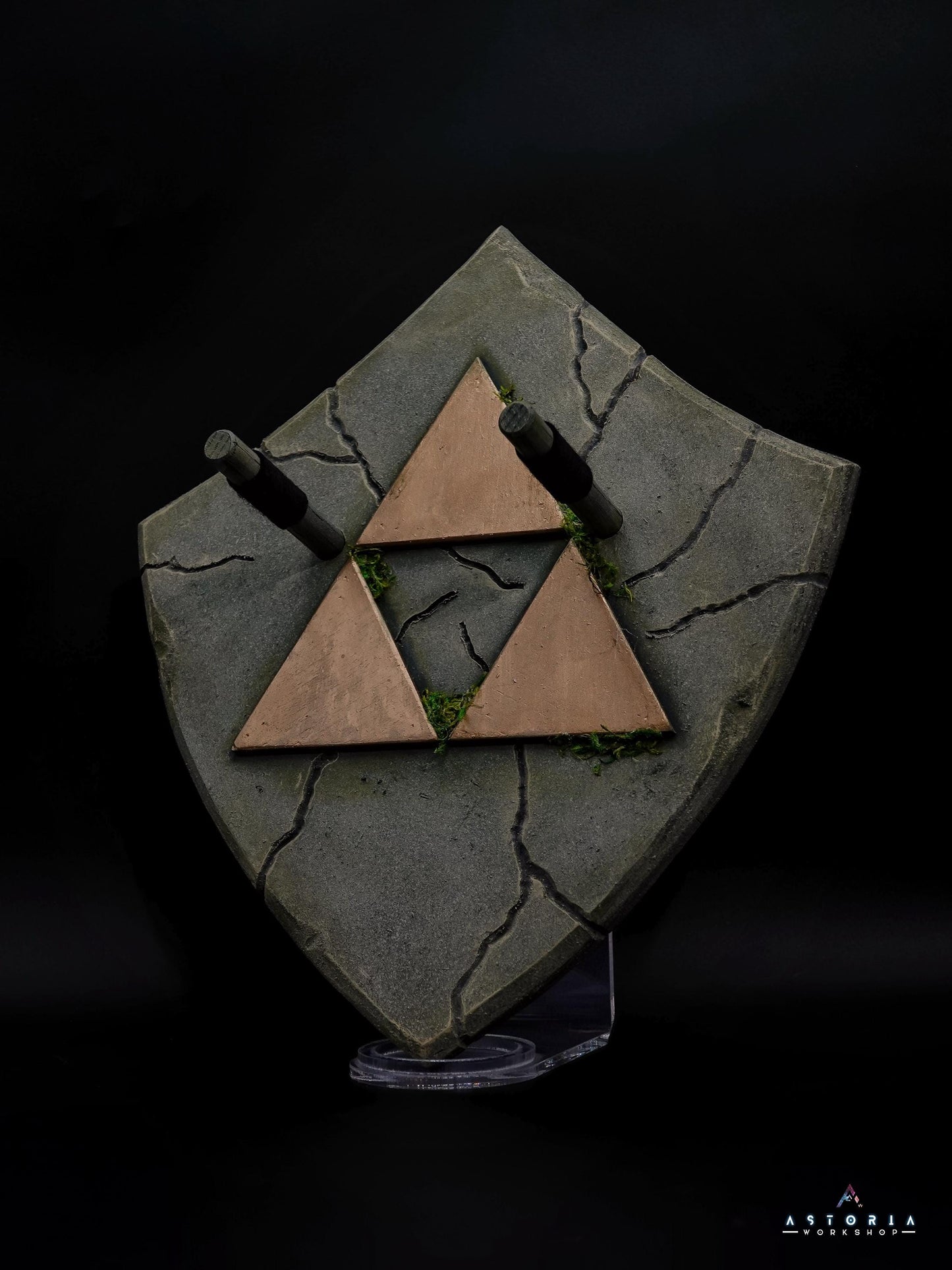 Legend of Zelda Wall Mount Display Hanger for Master Sword, Wall Art Gaming Room Decor Life Size BOTW TOTK Office Anime Decor