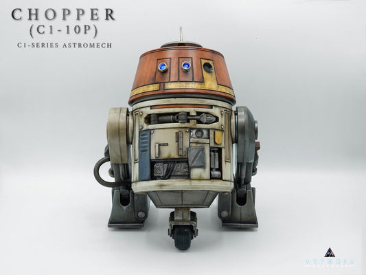 CHOPPER Mubo’s Droid Builders Galaxy’s Edge Droid Customization, Paint & Weathering for C1 Unit Chopper Ahsoka Rebels