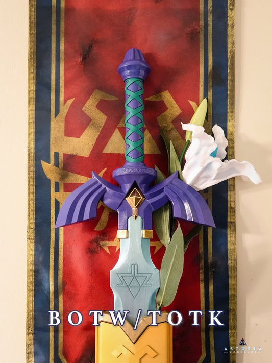 Zelda Tears of the Kingdom Master Sword V3 Full-Size Metal Replica Breath of the Wild BOTW TOTK