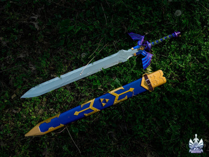 Hylian Sheath - Zelda Master Sword V3 Wooden Life-Size Accessory for Astoria Master Swords, BOTW, Tears of the Kingdom