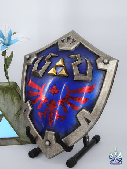 Hylian Shield - Zelda Life Sized 1:1 Metal Replica BOTW, TOTK, Ocarina