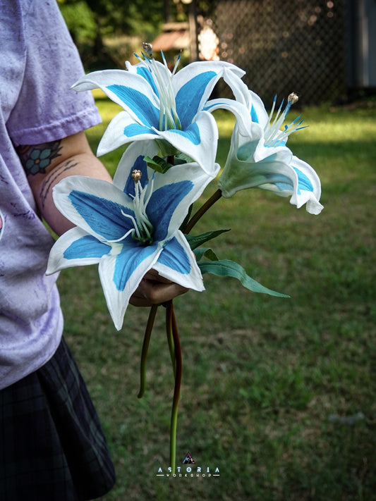 Silent Princess Flower Bouqet Bundle - Breath of the Wild, BOTW, Zelda, Wedding Flowers, Cosplay Prop, Tears