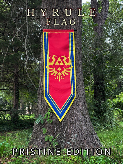 Legend of Zelda Hyrule Flag, Hyrule Castle Flag, Hylian Flag MASSIVE TOTK BOTW Hyrule Kingdom