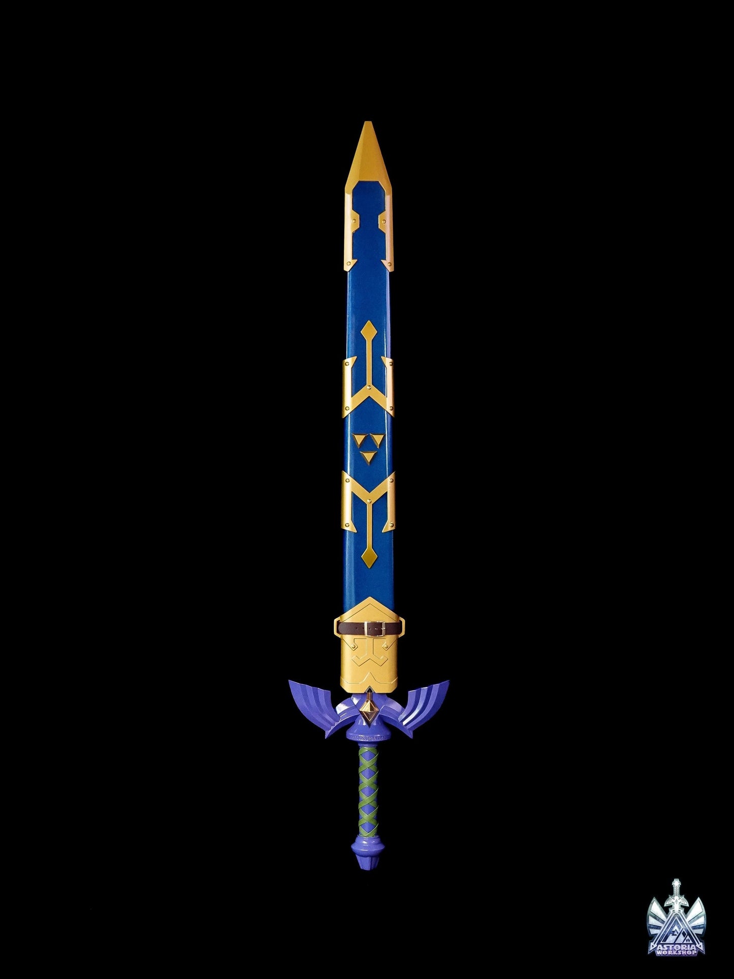 Hylian Sheath - Zelda Master Sword V3 Wooden Life-Size Accessory for Astoria Master Swords, BOTW, Tears of the Kingdom