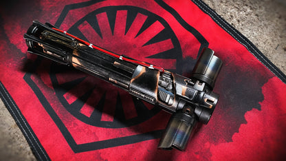 SERVICE* Kylo Ren Crossguard Weathering Lightsaber Emitter Heatstaining Service Star Wars Korbanth Phoenix Props SP Sabers KR Sabers