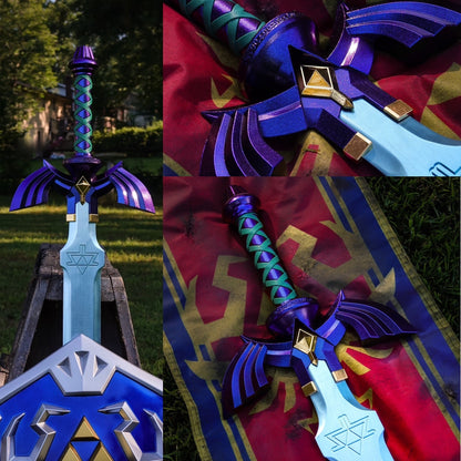 Zelda Master Sword V3 Life Size Metal Replica, Breath of the Wild, Twilight Princess, Ocarina of Time, Tears of the Kingdom, TOTK, BOTW