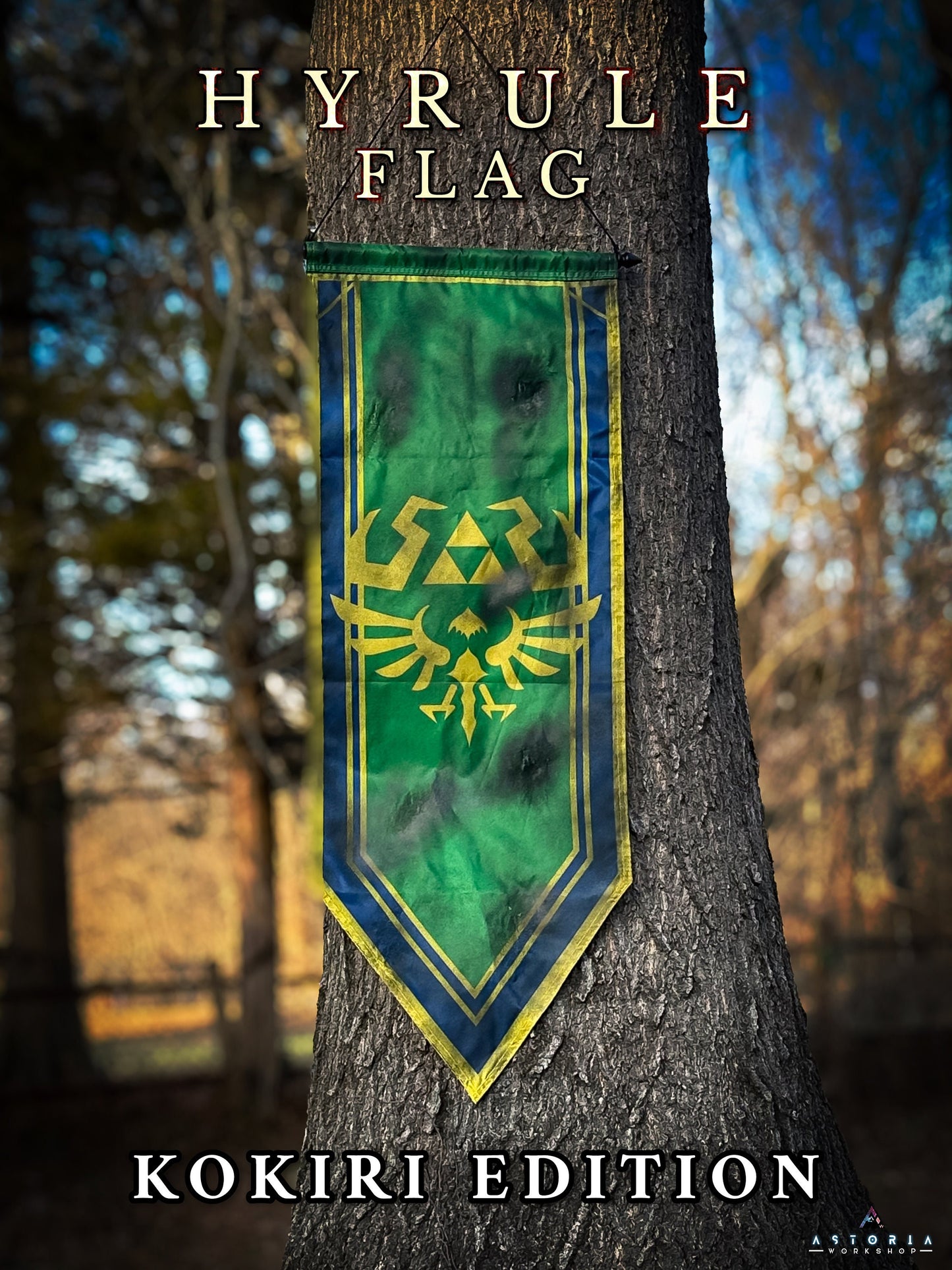 Legend of Zelda Hyrule Flag, Hyrule Castle Flag, Hylian Flag MASSIVE TOTK BOTW Hyrule Kingdom