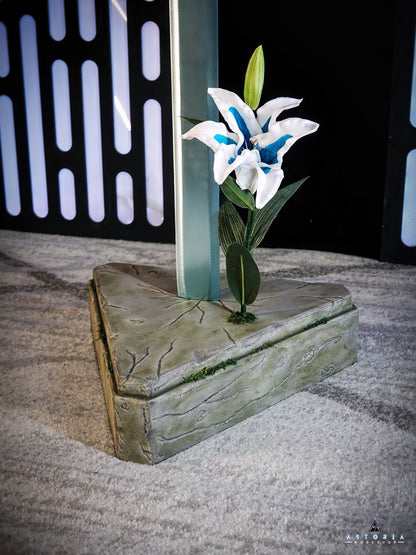 Legend of Zelda Master Sword Display Pedestal | Breath of the Wild Trial of the Sword Edition BOTW, Tears of the Kingdom TOTK V3