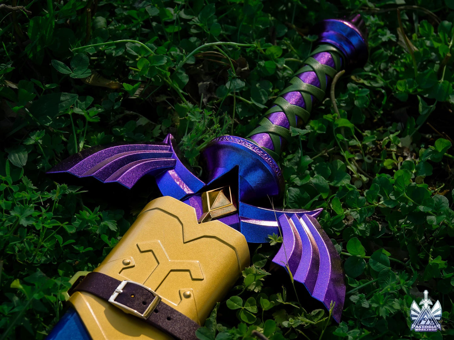 Hylian Sheath - Zelda Master Sword V3 Wooden Life-Size Accessory for Astoria Master Swords, BOTW, Tears of the Kingdom