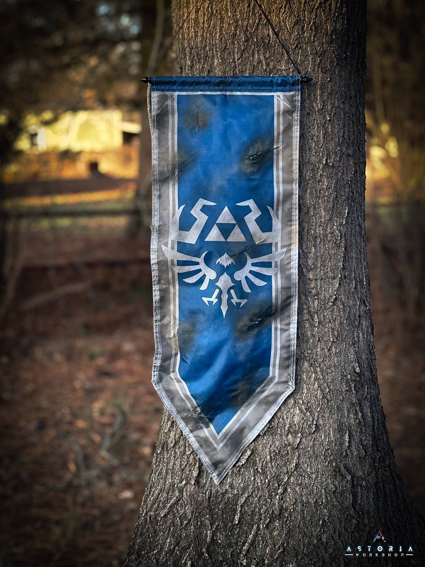 Legend of Zelda Hyrule Flag Zora Edition, Hyrule Castle Flag, Hylian Flag MASSIVE TOTK BOTW Hyrule Kingdom