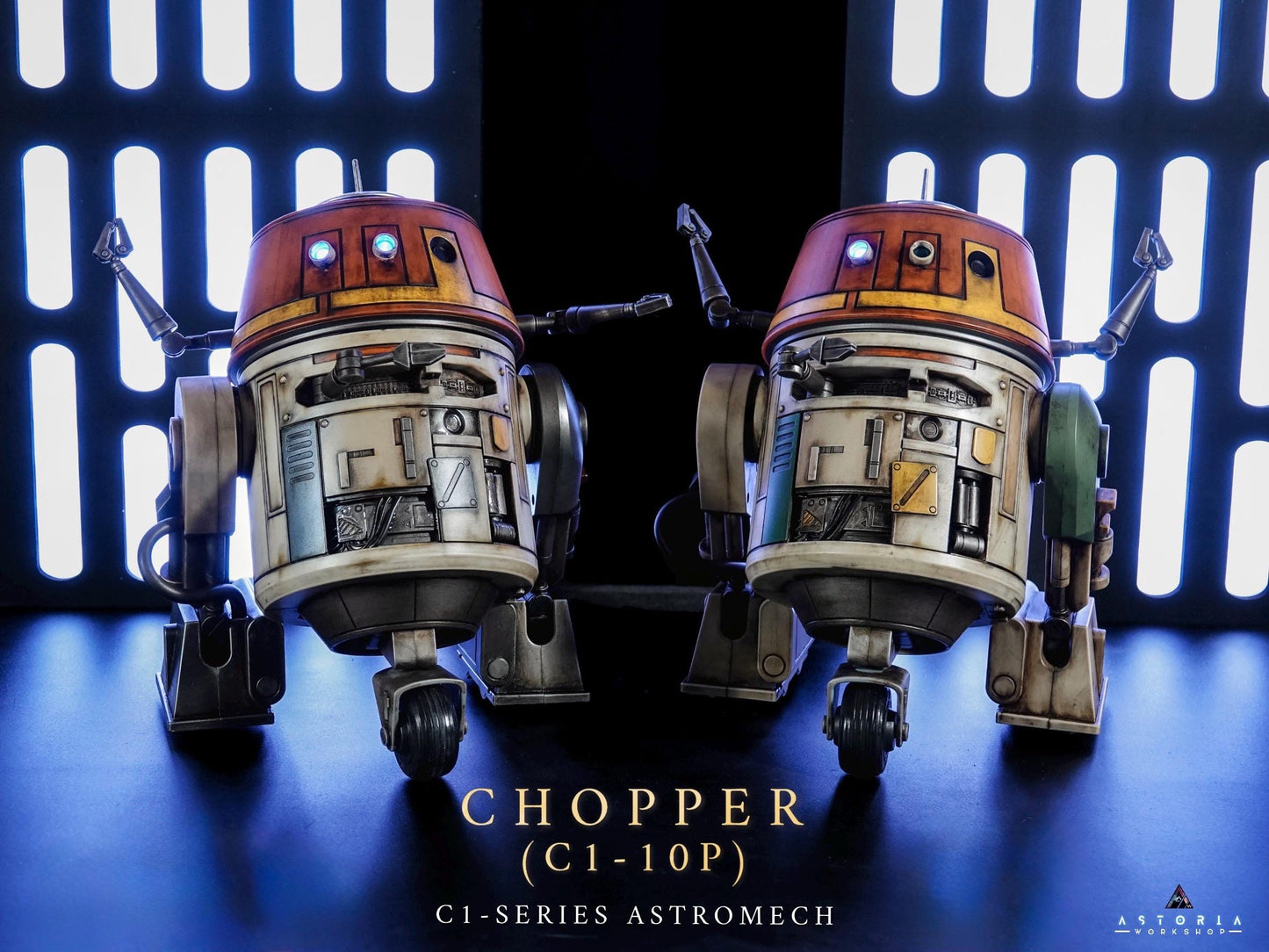CHOPPER Mubo’s Droid Builders Galaxy’s Edge Droid Customization, Paint & Weathering for C1 Unit Chopper Ahsoka Rebels