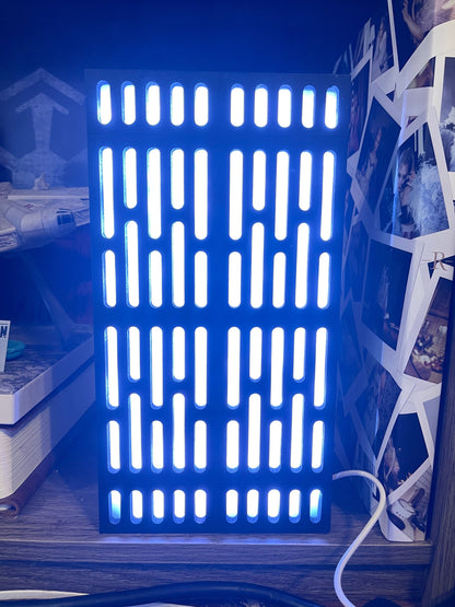 Star Wars Galaxy Panel LED Bluetooth Wall Panel Death Star Starfighter Display Backdrop