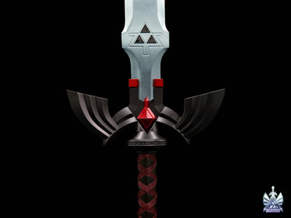 Zelda Dark Link Master Sword V3 Life Size Metal Replica, Twilight Princess, Ocarina of Time, Tears of the Kingdom, TOTK, BOTW