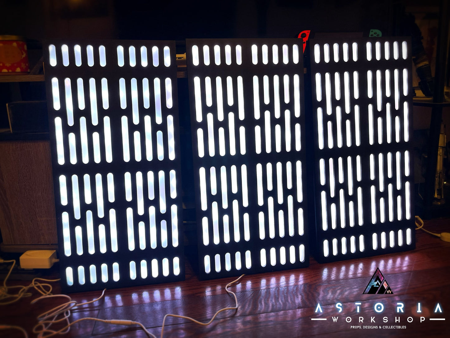 Star Wars Galaxy Panel LED Bluetooth Wall Panel Death Star Starfighter Display Backdrop