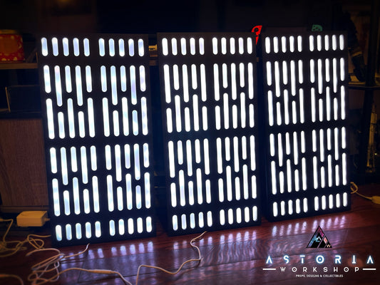 Star Wars Galaxy Panel LED Bluetooth Wall Panel Death Star Starfighter Display Backdrop