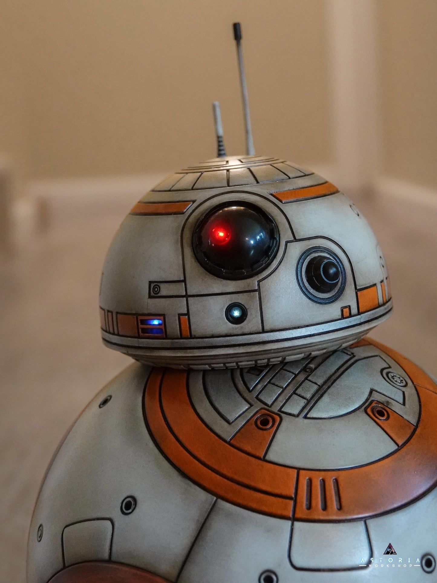 BB-8 Mubo’s Droid Builders Galaxy’s Edge Droid Customization, Paint & Weathering for BB Unit Skywalker Robot