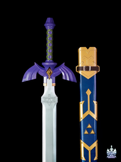 Hylian Sheath - Zelda Master Sword V3 Wooden Life-Size Accessory for Astoria Master Swords, BOTW, Tears of the Kingdom