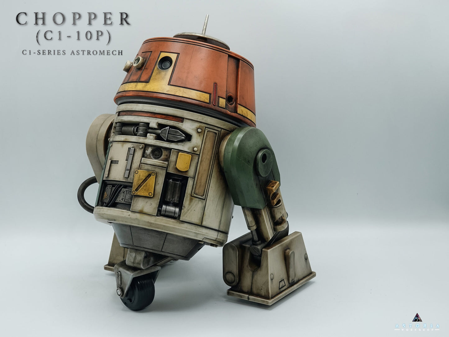 CHOPPER Mubo’s Droid Builders Galaxy’s Edge Droid Customization, Paint & Weathering for C1 Unit Chopper Ahsoka Rebels