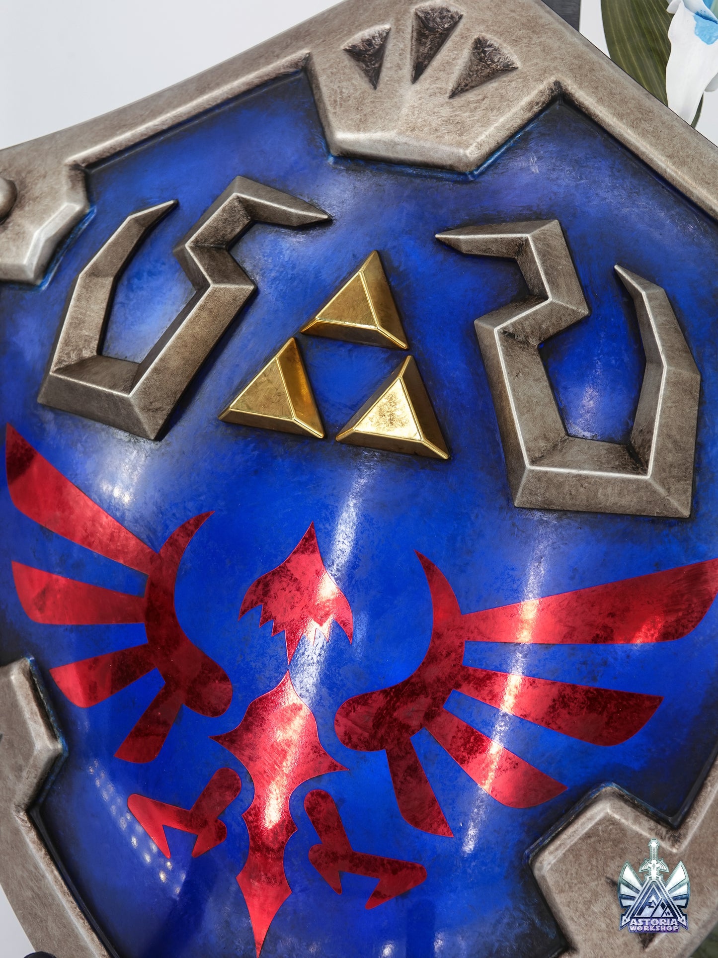 Hylian Shield - Zelda Life Sized 1:1 Metal Replica BOTW, TOTK, Ocarina