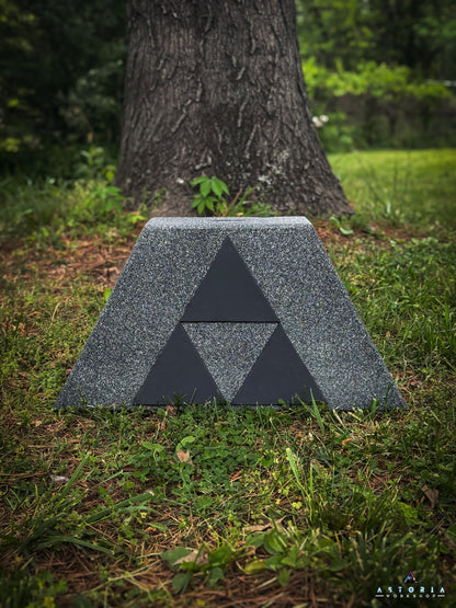NEW V3 Zelda Triforce Display Pedestal of Time for Master Sword, Ocarina of Time, BOTW, Twilight Princess, Breath of the Wild, ToTK