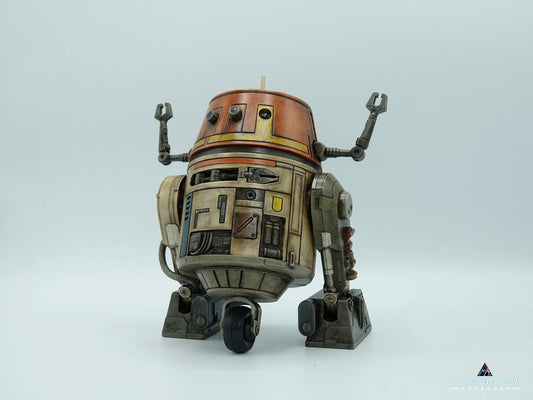 CHOPPER Chatter Back Model Droid, Droid Customization, Paint & Weathering for C1 Unit Chopper Ahsoka Rebels Series