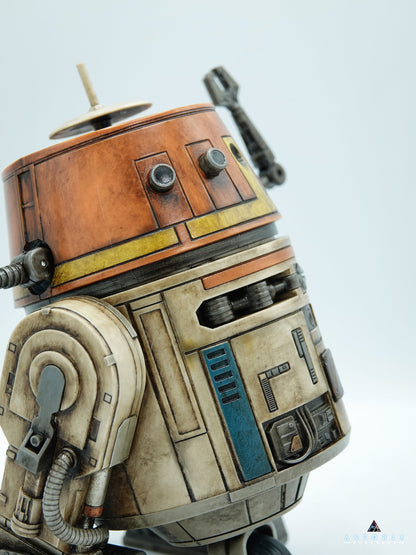 CHOPPER Chatter Back Model Droid, Droid Customization, Paint & Weathering for C1 Unit Chopper Ahsoka Rebels Series