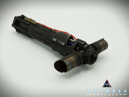 SERVICE* Kylo Ren Crossguard Weathering Lightsaber Emitter Heatstaining Service Star Wars Korbanth Phoenix Props SP Sabers KR Sabers
