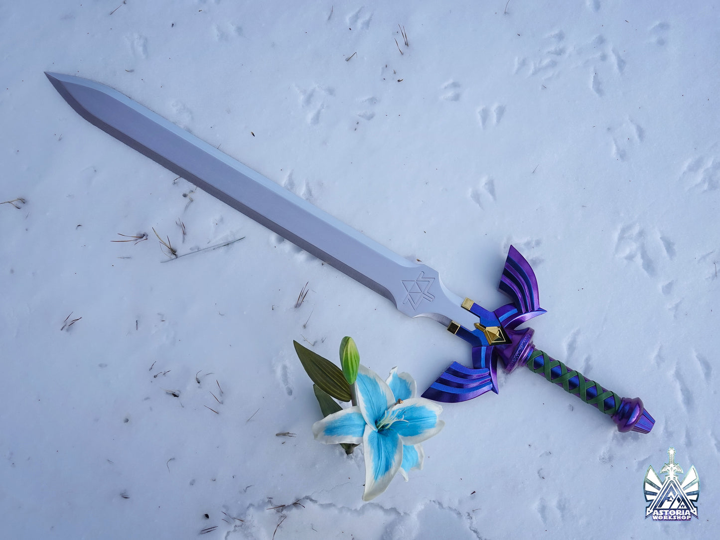 Zelda Master Sword V3 Life Size Metal Replica, Breath of the Wild, Twilight Princess, Ocarina of Time, Tears of the Kingdom, TOTK, BOTW
