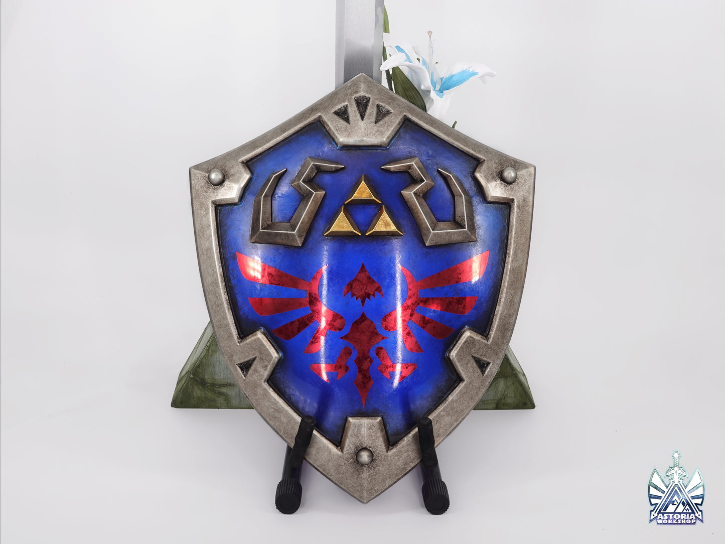 Hylian Shield - Zelda Life Sized 1:1 Metal Replica BOTW, TOTK, Ocarina