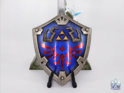 Hylian Shield - Zelda Life Sized 1:1 Metal Replica BOTW, TOTK, Ocarina