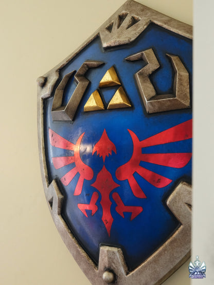 Hylian Shield - Zelda Life Sized 1:1 Metal Replica BOTW, TOTK, Ocarina