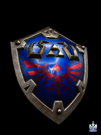 Hylian Shield - Zelda Life Sized 1:1 Metal Replica BOTW, TOTK, Ocarina