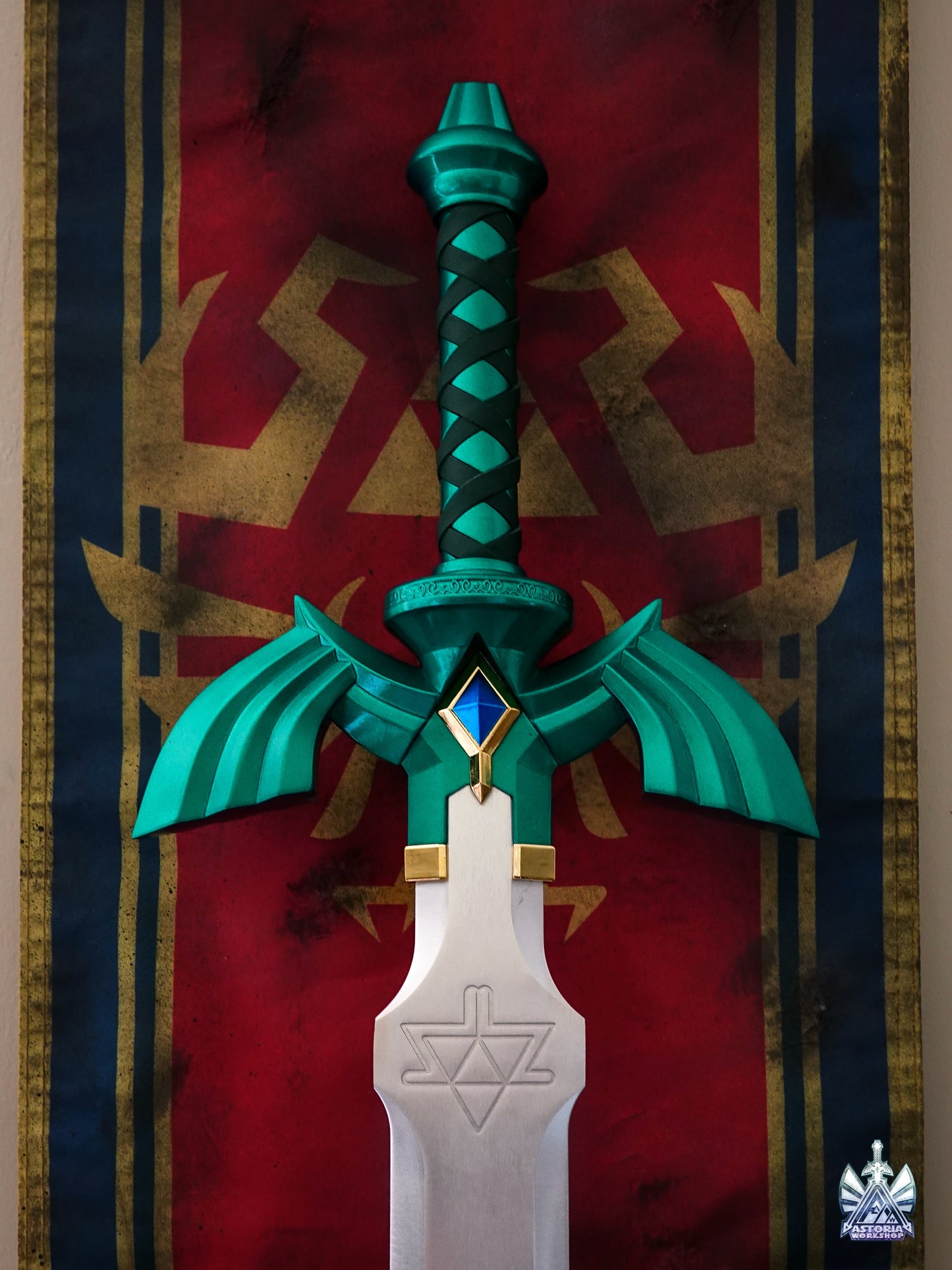 Zelda Master Sword V3 Life Size Metal Replica, Breath of the Wild, Twilight Princess, Ocarina of Time, Tears of the Kingdom, TOTK, BOTW