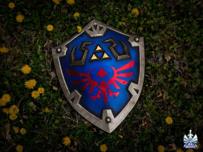 Hylian Shield - Zelda Life Sized 1:1 Metal Replica BOTW, TOTK, Ocarina