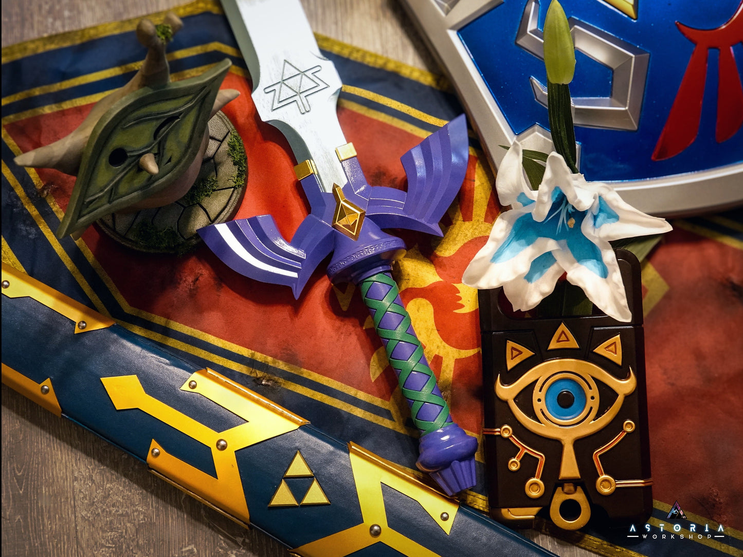 Zelda Tears of the Kingdom Master Sword V3 Full-Size Metal Replica Breath of the Wild BOTW TOTK