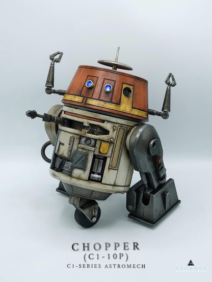 CHOPPER Mubo’s Droid Builders Galaxy’s Edge Droid Customization, Paint & Weathering for C1 Unit Chopper Ahsoka Rebels
