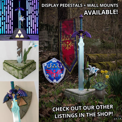 Zelda Master Sword V3 Life Size Metal Replica, Breath of the Wild, Twilight Princess, Ocarina of Time, Tears of the Kingdom, TOTK, BOTW
