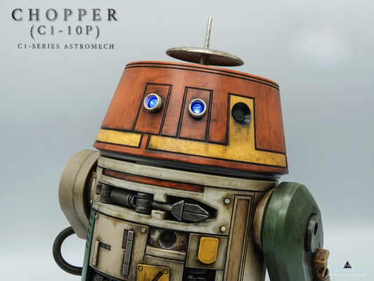 CHOPPER Mubo’s Droid Builders Galaxy’s Edge Droid Customization, Paint & Weathering for C1 Unit Chopper Ahsoka Rebels