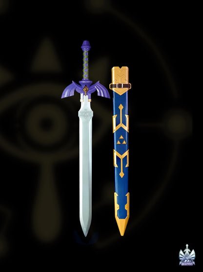 Hylian Sheath - Zelda Master Sword V3 Wooden Life-Size Accessory for Astoria Master Swords, BOTW, Tears of the Kingdom