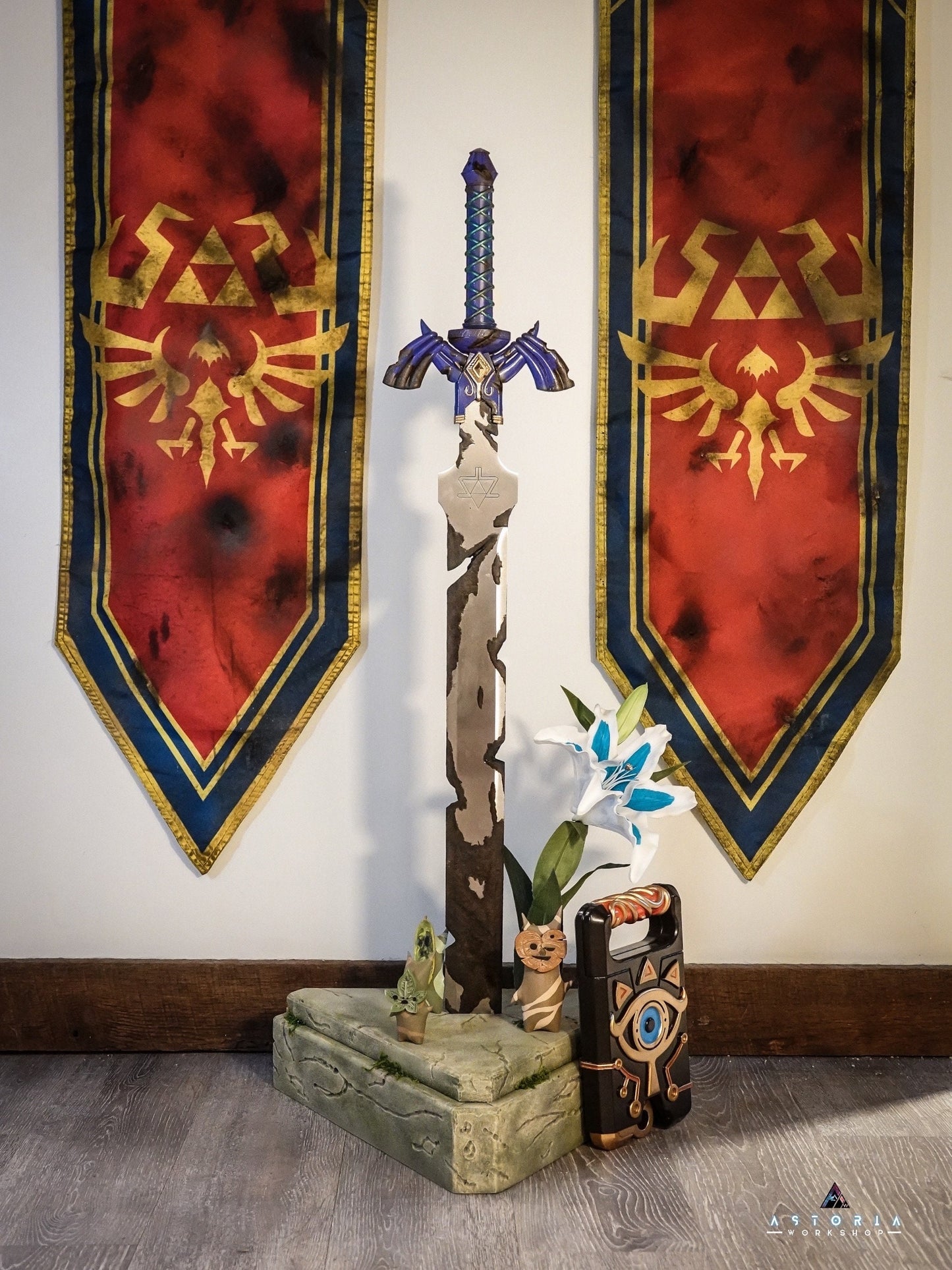Legend of Zelda Hyrule Flag, Hyrule Castle Flag, Hylian Flag MASSIVE TOTK BOTW Hyrule Kingdom