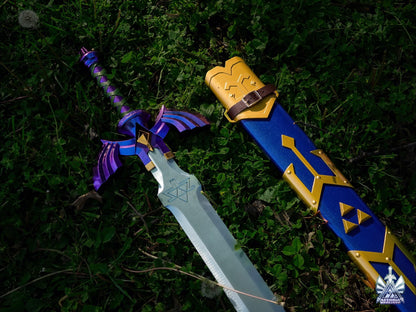 Hylian Sheath - Zelda Master Sword V3 Wooden Life-Size Accessory for Astoria Master Swords, BOTW, Tears of the Kingdom