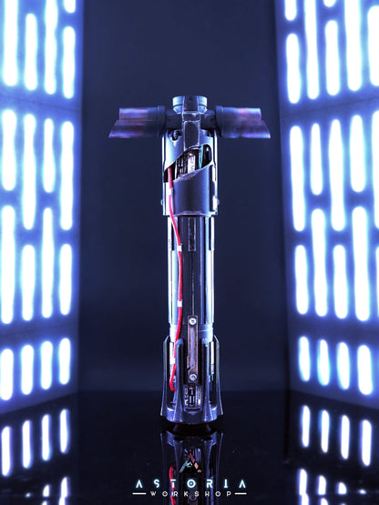 SERVICE* Kylo Ren Crossguard Weathering Lightsaber Emitter Heatstaining Service Star Wars Korbanth Phoenix Props SP Sabers KR Sabers