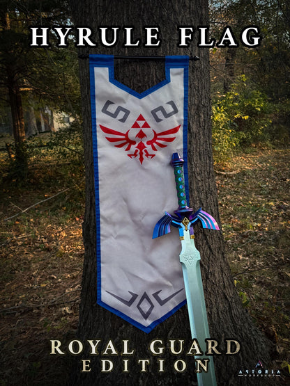 Legend of Zelda Hyrule Flag, Hyrule Castle Flag, Hylian Flag MASSIVE TOTK BOTW Hyrule Kingdom